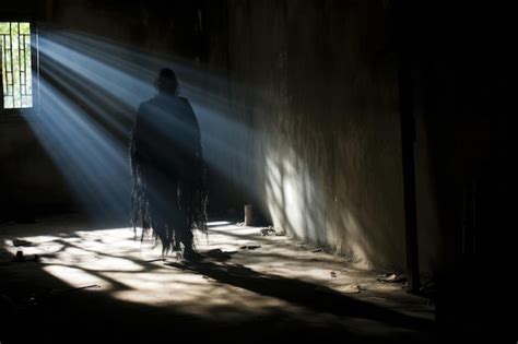 Premium Photo | Shadowy figure lurking in the shadows