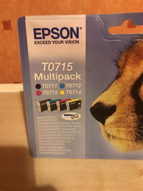 Epson T Cheetah Original Genuine Inks Multipack Ink Cartridges