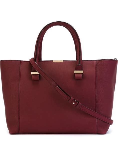 Lyst - Victoria Beckham Quincy Tote Bag in Red