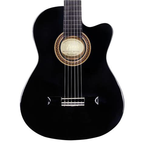 Comprar Valencia VC104HTCBK Guitarra Clásica Negra Musicopolix