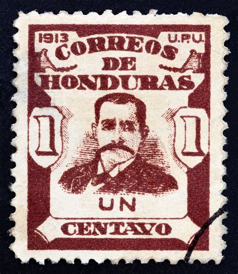 Honduras Circa A Stamp Printed In Honduras Shows General