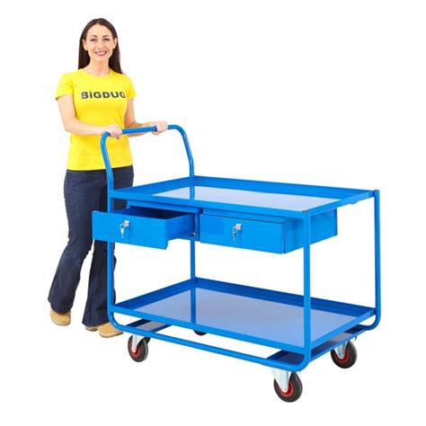 Workshop Trolleys Shelf Trolleys From Bigdug Uk