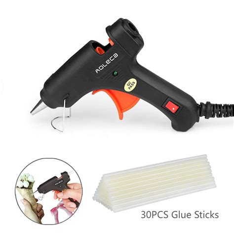 Hot Glue Gun Aoleca Mini Craft Glue Gun With Pcs Melt Glue Sticks