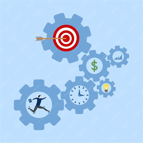 Premium Vector | The concept of effectiveness, business is run with an