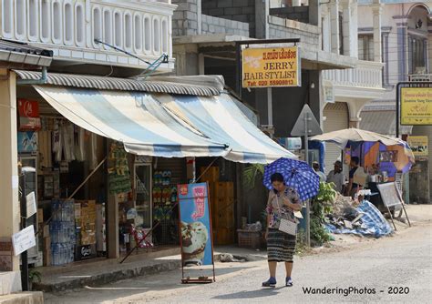 Casually Walking Down The Street Vang Vieng Laos Flickr