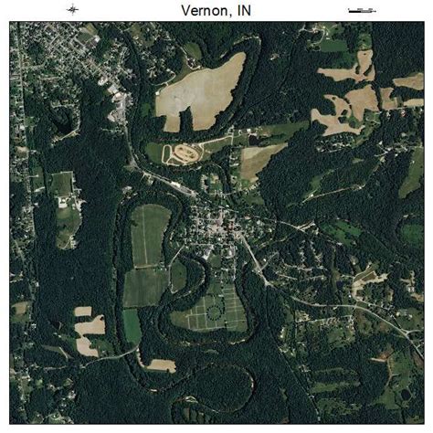 Aerial Photography Map of Vernon, IN Indiana