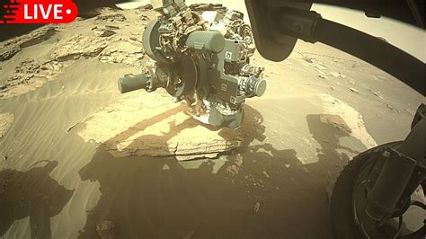 Nasas Mars Perseverance Rover Tracking On Martian Surface With