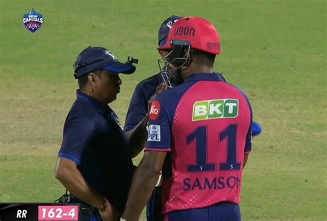 Sanju Samson HEATED Conversation With Umpires During DC Vs RR IPL 2024