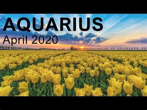 AQUARIUS APRIL 2020 TAROT READING AN IMPORTANT CONVERSATION BRINGS