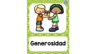 Generosidad Valor