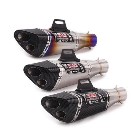 Tubo De Escape Universal Para Motocicleta De 51MM Yoshimura R11 Escape