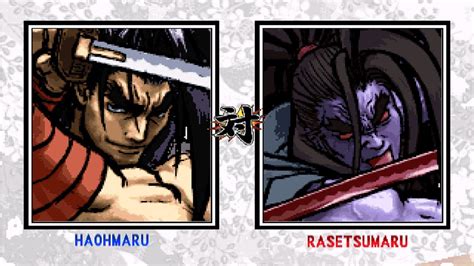 Samurai Shodown Haohmaru Vs Rasetsumaru Hardest AI Fight