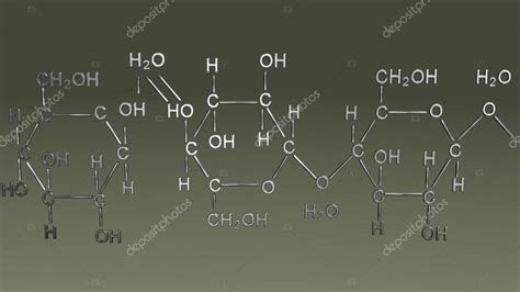 Cellulose molecular structure formula Stock Photo by ©sciencepics 124933064