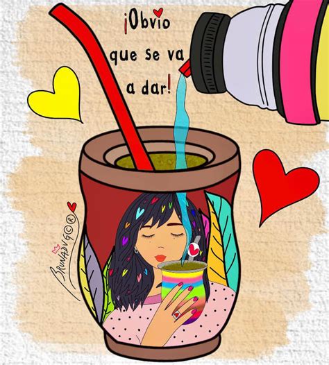 Ilustraciones Y Frases De Amor Con Mate