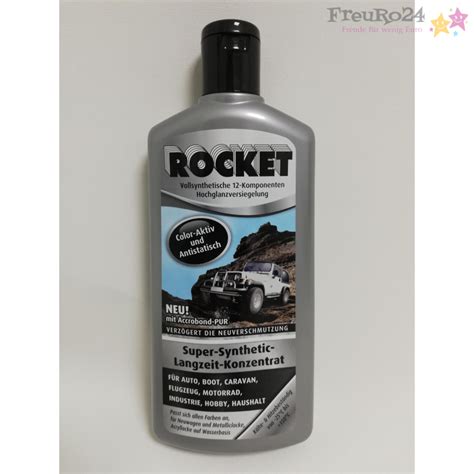 ROCKET Autopolitur Hochglanzversiegelung Konzentrat 500 Ml 8 90