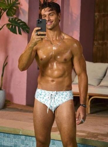 New Men S Sexy White Anchors Low Rise Bikini Style Swim Brief Gay Interest EBay