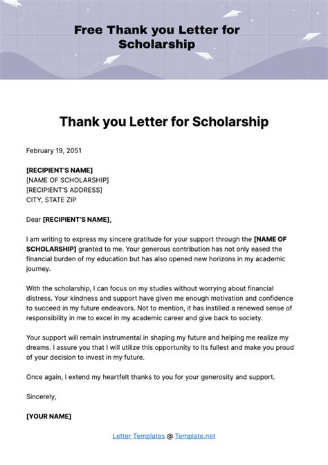 FREE Scholarship Templates & Examples - Edit Online & Download