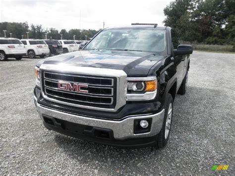 2014 Onyx Black Gmc Sierra 1500 Regular Cab 4x4 86401930 Photo 3 Car Color