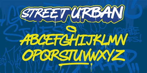 A set of Graffiti alphabet. Cool digital graffiti font. 16829832 Vector ...