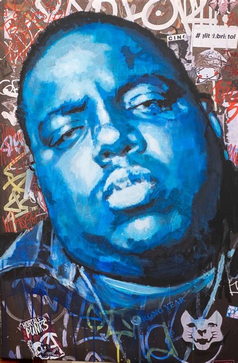 Notorious Big Painting Biggie Smalls Painting Pop Art Portraits Pop Art