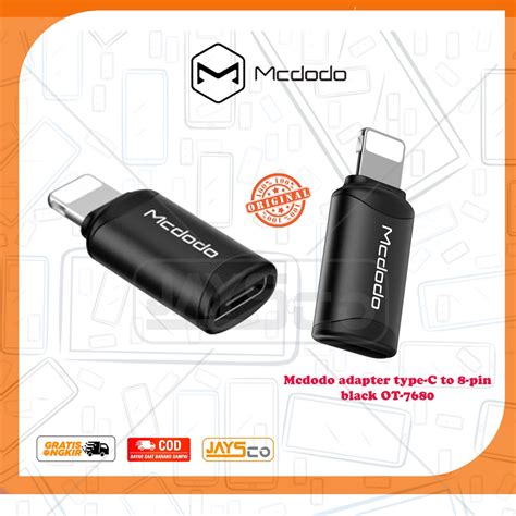 Jual MCDODO OT 7680 Converter Otg Iphone Type C To Lightning Fast