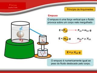 apresentação de empuxo estatica dos liquidos PPT