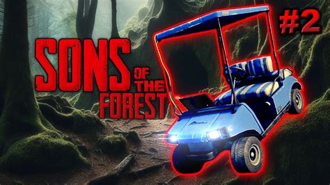 SONS of the FOREST GAMEPLAY PLZEPSUŁEM FIZYKĘ WÓZEK GOLFOWY ZNOWU