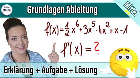 Grundlagen Ableitung Potenzregel Faktorregel Konstantenregel Und