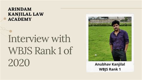 Discussion With West Bengal Judicial Service Rank 1 Of 2020