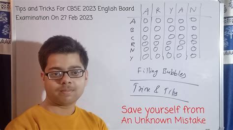 How To Fill Bubbles Super Tricks In Cbse Board Exams Cbse