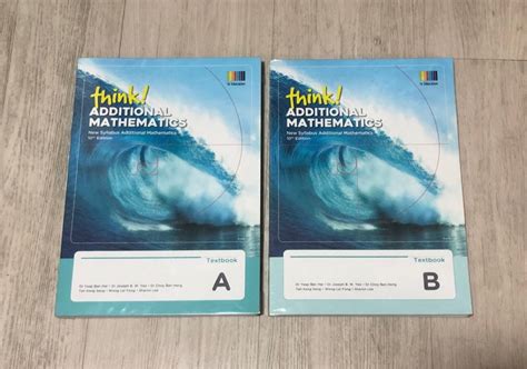 Think Additional Mathematics Textbook A B Th Edition Hobbies