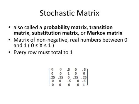 PPT Stochastic Markov Processes And Bayesian Networks PowerPoint