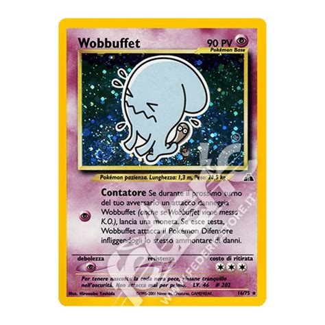 016 075 Wobbuffet Holo Unlimited IT MINT Federicstore