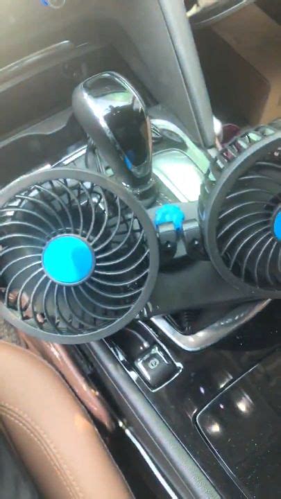 12 24V Double Headed Car Fan 360 Degrees Vehicle Electronic Jeep Fan