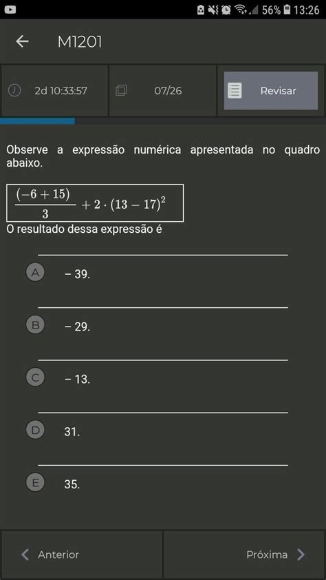 Observe A Expressao Numerica Apresentada No Quadro Abaixo 6 15 3