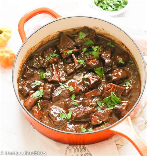 Pepperpot - a popular meat stew in Guyana and the Caribbean simmered ...