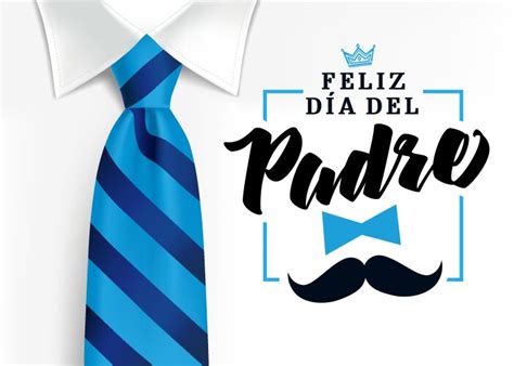 Feliz Dia Del Padre Spanish Lettering Royalty Free Vector