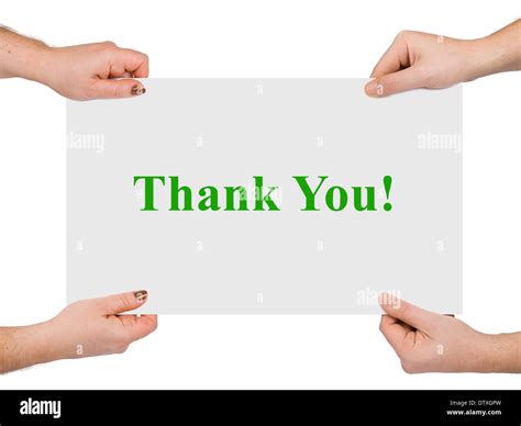 Thank You For Your Cooperation Cut Out Stock Images And Pictures Alamy