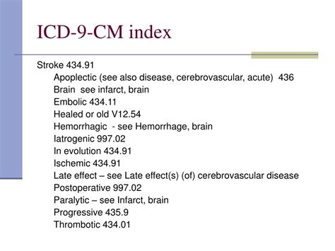 Icd Code For History Of Stroke