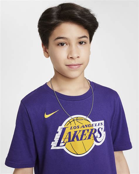 T Shirt Con Logo Los Angeles Lakers Essential Nike Nba Ragazzo Nike It