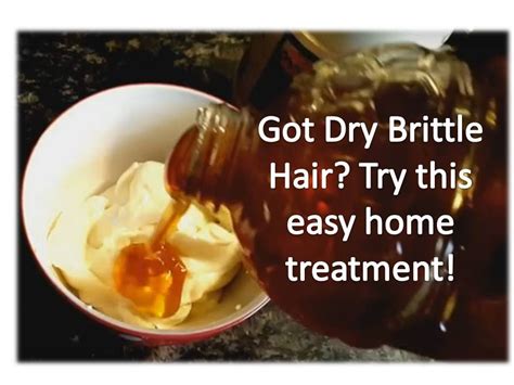 Super Easy Treatment For Dry Brittle Lackluster Hair Youtube