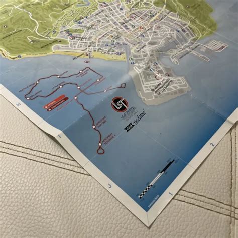 MAPPA POSTER GRAND Theft Auto V Gta 5 Ps4 Ps3 Ps5 Xbox Sony Originale