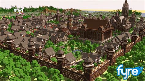 Fyreuk 100k Subscriber City Download Minecraft Map