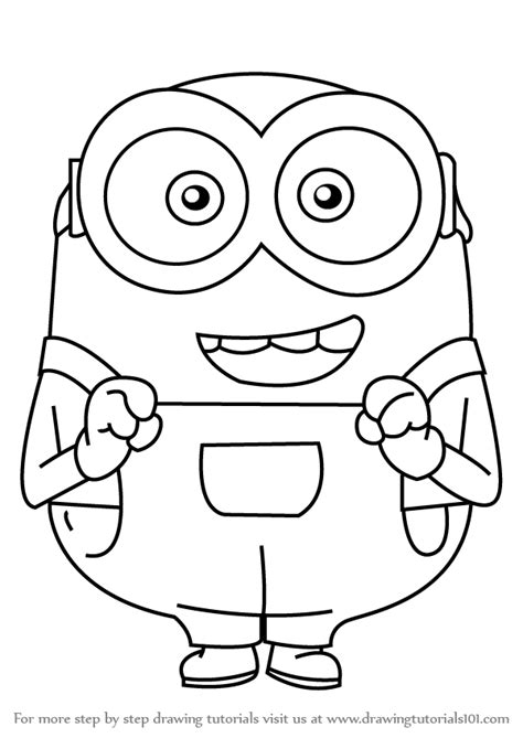 Bob Minions Drawing Art - Drawing Skill