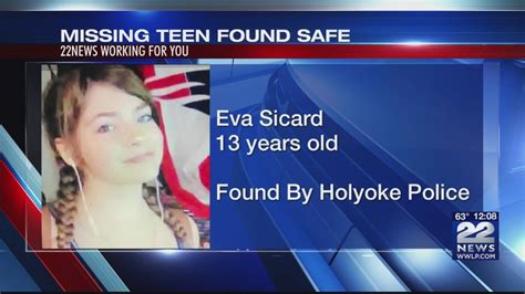 Holyoke Police Found Missing 13 Year Old Girl Youtube