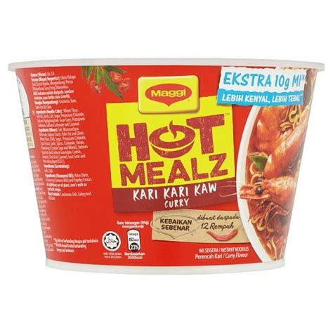 Maggi Hot Mealz Instant Noodles Curry Flavour G Lazada
