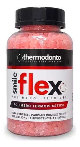 Resina Smile Flex Para Prótese Flexível Thermodonto 200g Parcelamento