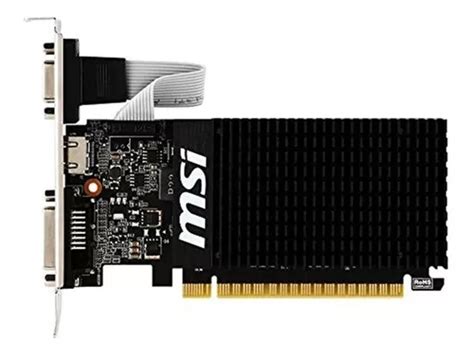 Placa de vídeo Nvidia MSI GeForce 700 Series GT 710 GT 710 2GD3H LP 2GB