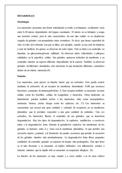 Proyecto Mastocitos Pdf