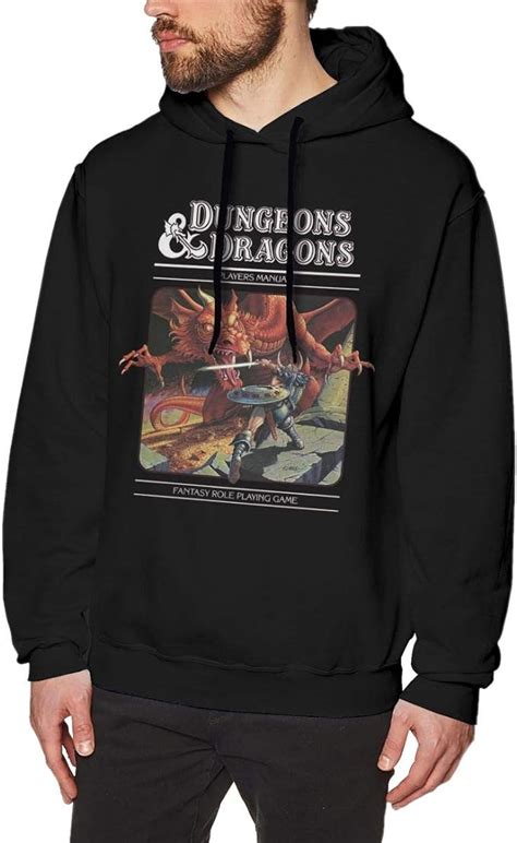 Amazon.com: Dungeons and Dragons Hoodie Men's Long Sleeve Classic Style ...